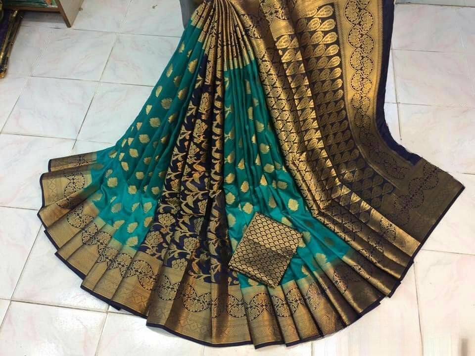 Women's Adorable Fancy Jacquard Art Silk Saree With Contrast Patli Pallu